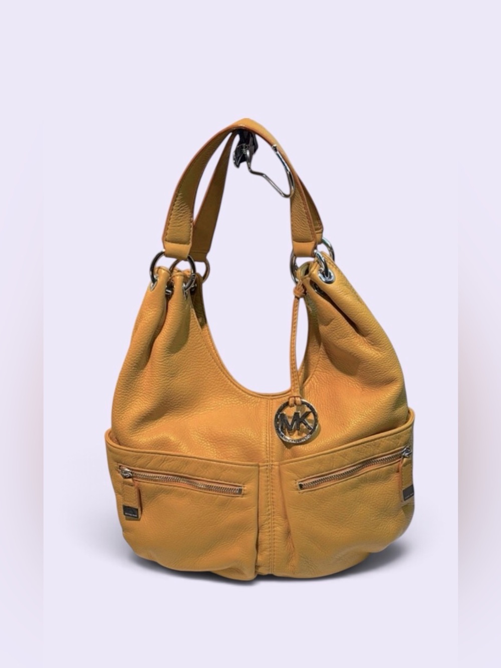 Michael Kors Yellow Hobo Bag with Slouchy Silhouette